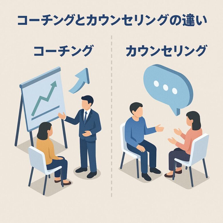 コーチングとカウンセリングの違い